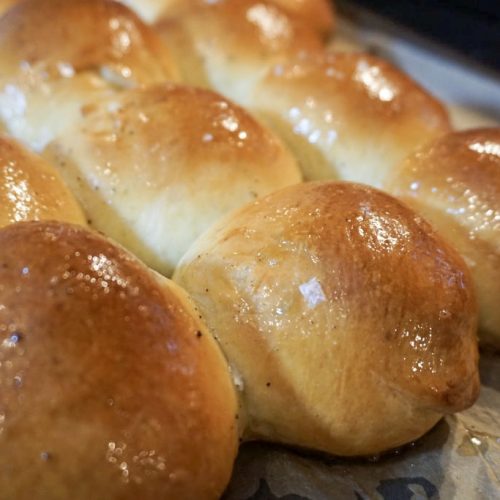 The Best Brioche Pull-A-Part Dinner Rolls - Dulcet Scintilla