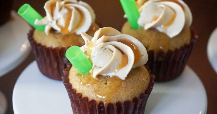 Caramel Frappuccino Mini Cupcakes