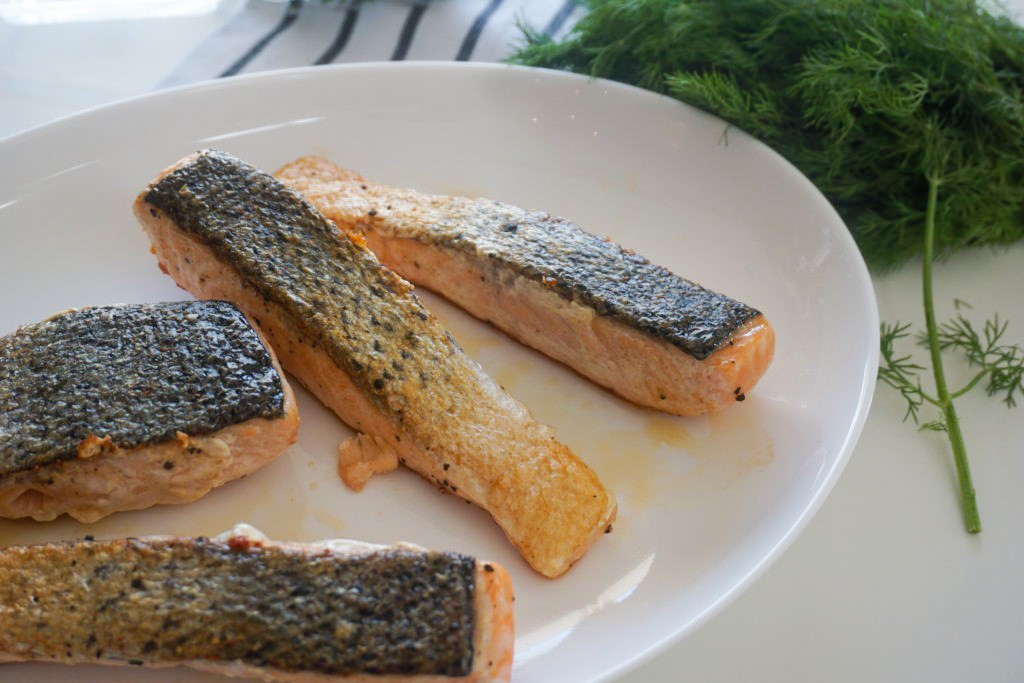 crispy skin salmon 