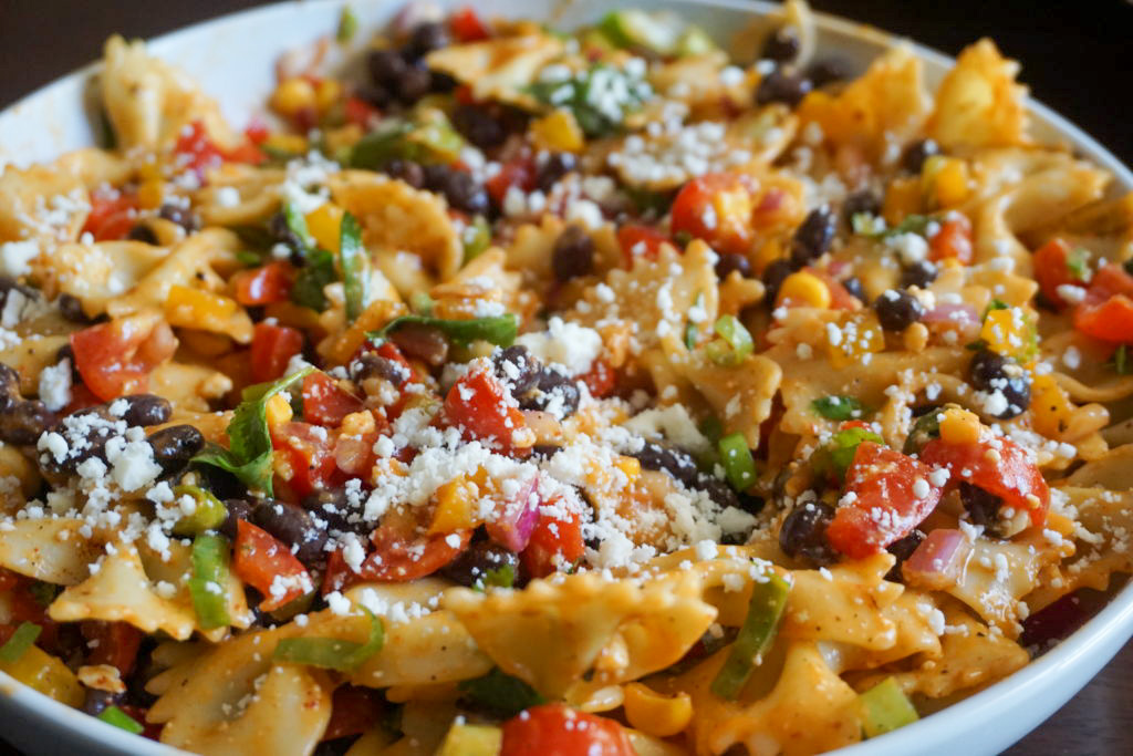 Southwest Pasta Salad With Chipotle Honey Vinaigrette Dulcet Scintilla