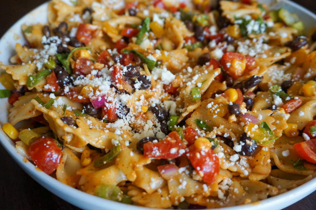 Southwest Pasta Salad With Chipotle Honey Vinaigrette Dulcet Scintilla