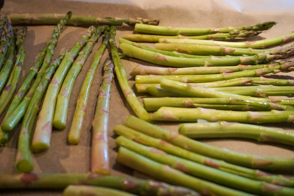 trimmed asparagus 