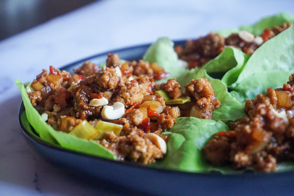 chicken Thai lettuce wraps