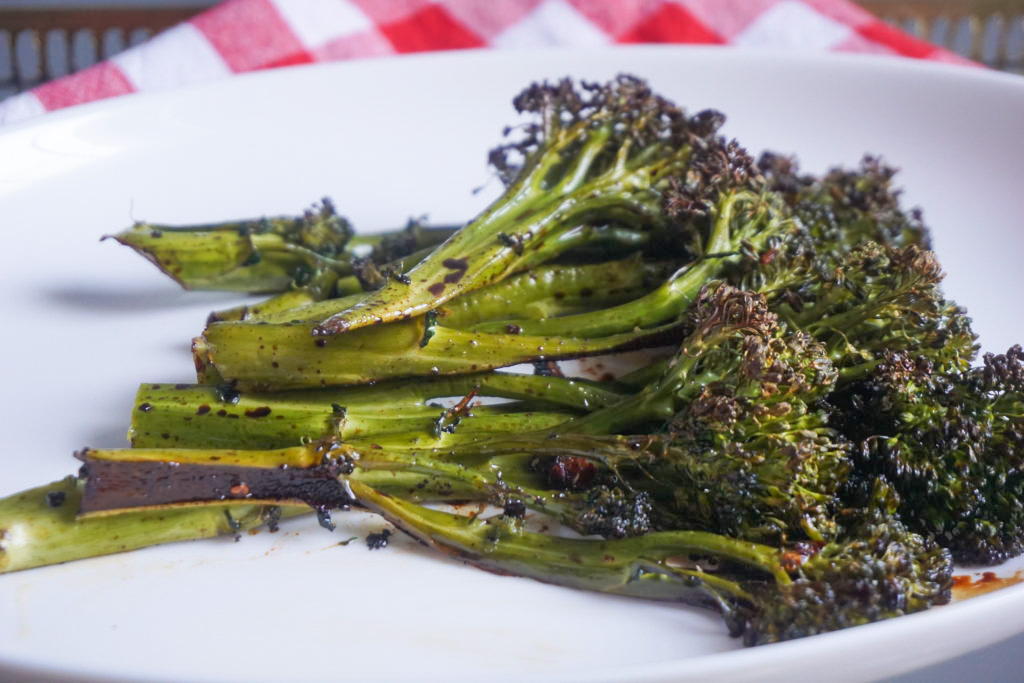 oven roasted garlic Broccolini