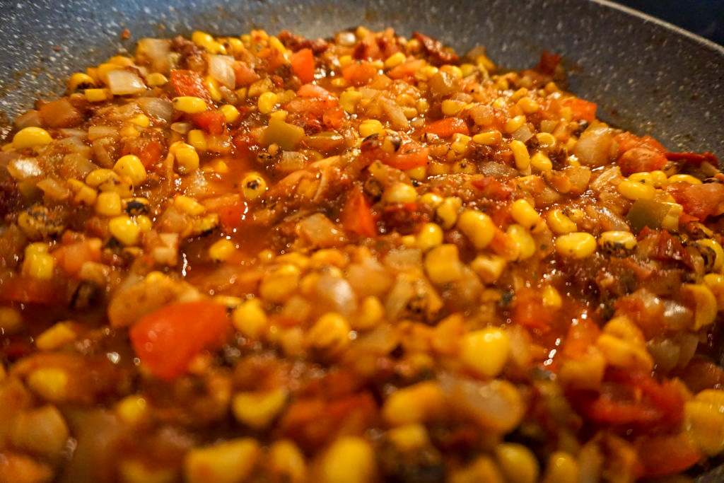 add the chipotle chiles into the skillet 