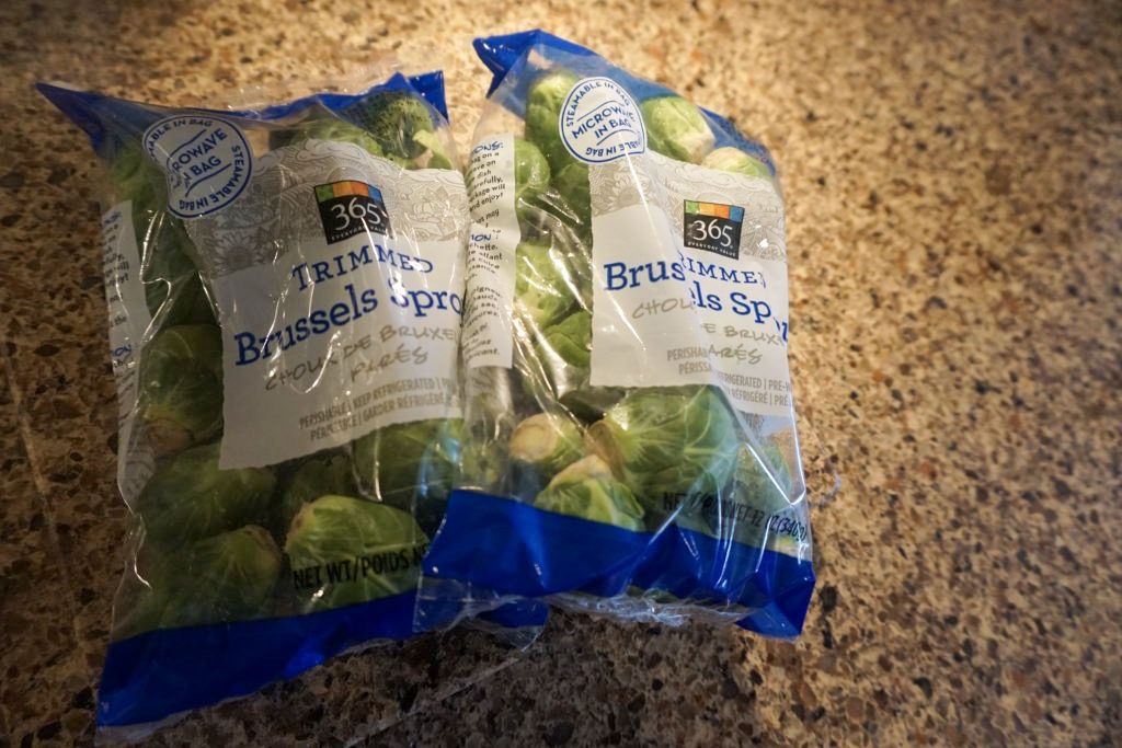 Pre-packaged trimmed sprouts from Whole Foods