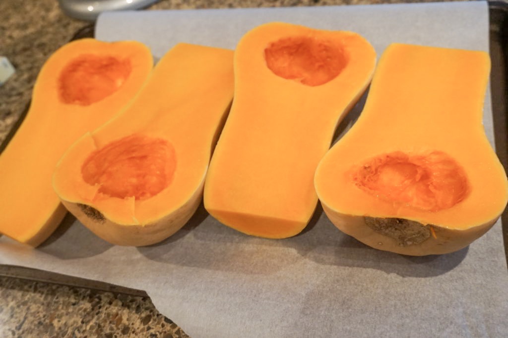 chopped butternut squash 