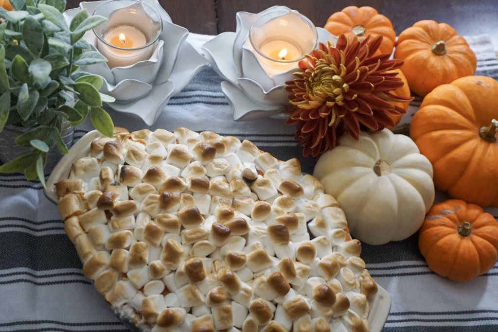 The baked sweet potato casserole 