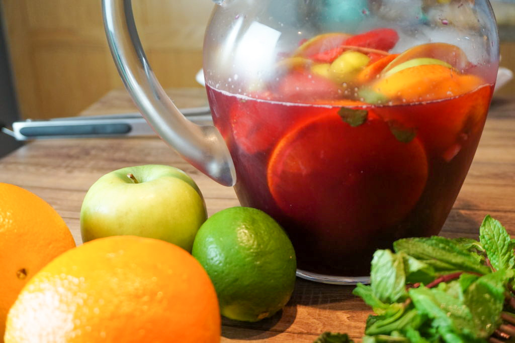 The pitcher of sangria